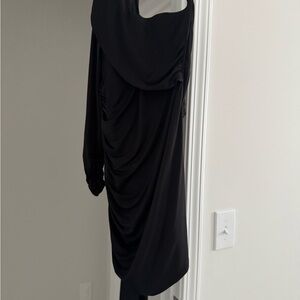 Elegant Black Long Sleeve Dress